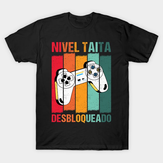 Divertida Futuro Taita Anuncio Embarazadas Para día del padre T-Shirt by drag is art